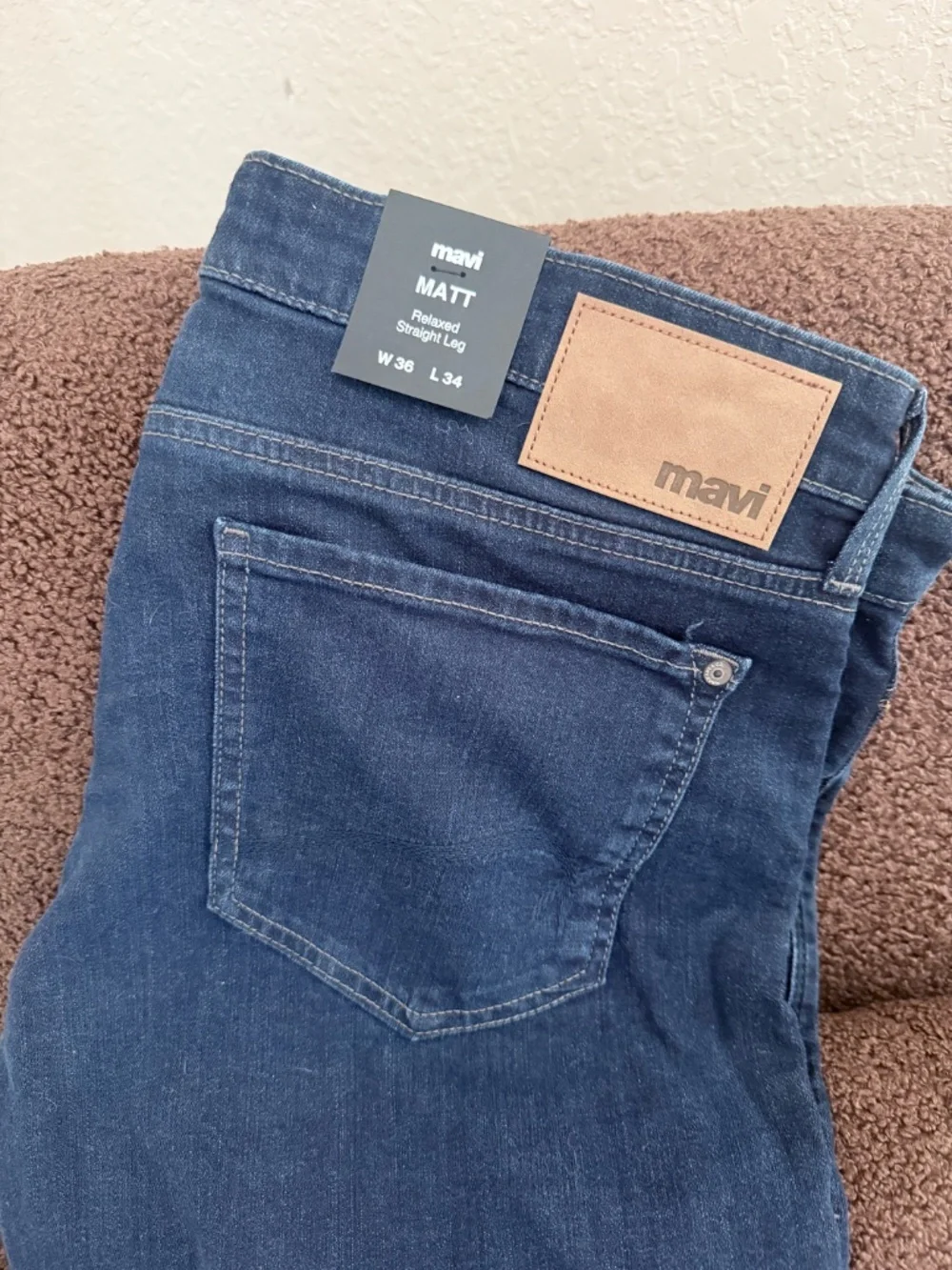 Matt Relaxed Straight Leg Jeans